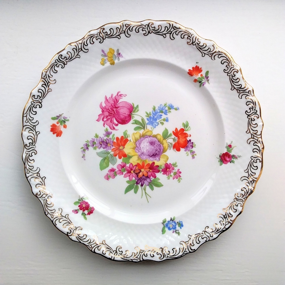 1 VTG Schumann Bavaria US Germany Zone Dessert/Bread Plate